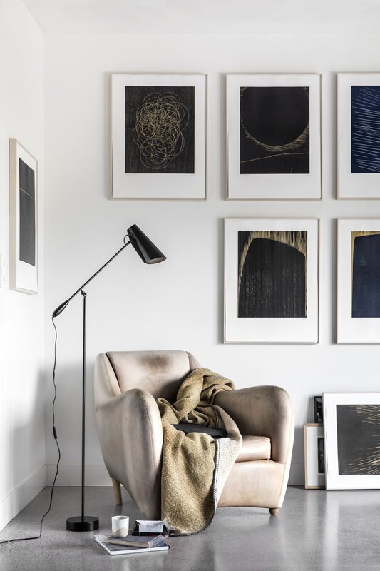 Northern - Birdy floor lamp, black - CHILLIGHT STORE