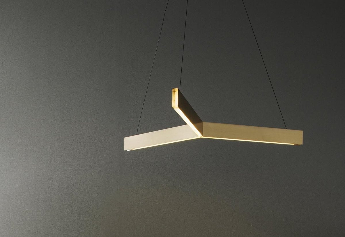Resident - Tri Pendant, brass - CHILLIGHT STORE