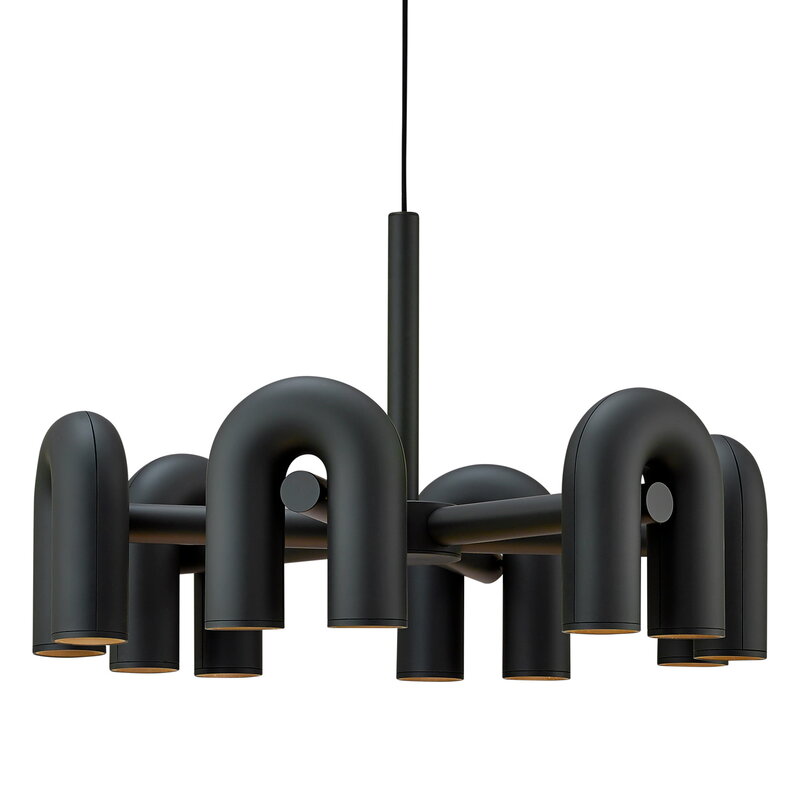 AGO - Cirkus chandelier, large, black - CHILLIGHT STORE