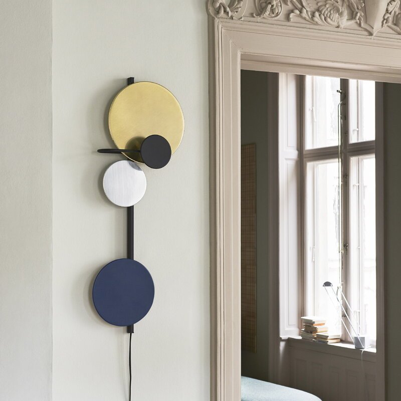 PLEASE WAIT to be SEATED - Planet wall lamp, navy blue - CHILLIGHT STORE